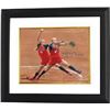 Image 1 : Jennie Finch Signed Olympic Team USA 16X20 Photo Custom Framed Double Exposure 04 US Gold