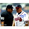 Image 1 : Bobby Cox Signed Arguing With Umpire 8X10 Photo W/ HOF Insc (MLB Auth)