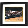 Image 1 : Dennis Rodman Signed Chicago Bulls 16X20 Photo Custom Framed Diving (Blue Sig)- JSA Hologram