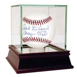 Jack Dilauro Signed MLB Baseball W/ " Amazing Mets "Insc