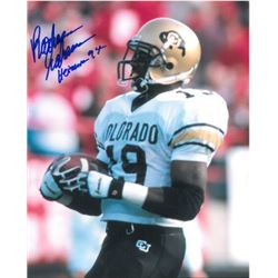 Rashaan Salaam Signed Colorado Buffaloes 8X10 Photo Heisman94