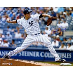 Nathan Eovaldi Signed Pitching 16X20 Photo (MLB Auth)