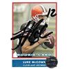 Image 1 : Luke Mccown Signed Cleveland Browns 2004 Topps Bazooka Rookie Trading Card #12
