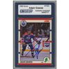 Image 1 : Adam Graves Signed 1990-91 Score Rookie Card #163 (Slabbed By Steiner)