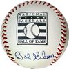Image 1 : Bob Gibson Signed Official Hall Of Fame Logo Major League Baseball- MLB Hologram (St. Louis Cardinal