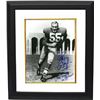 Image 1 : Maxie Baughan Signed Philadelphia Eagles 8X10 B&W Photo Custom Framed 1960 World Champs #55