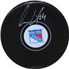 Image 1 : Oscar Lindberg Signed New York Rangers Puck
