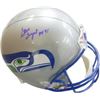 Image 1 : Steve Largent Signed Seattle Seahawks Riddell TB Mini Helmet HOF 95