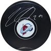 Image 1 : Nathan Mackinnon Signed Avalanche Puck (Frozen Pond Auth)