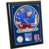 Image 1 : Rick Nash 8X10 Player Plaque W/ Game Used Uniform