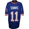 Image 1 : Phil Simms New York Giants Unsigned Blue TB Prostyle Jersey XL