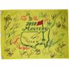 Image 1 : Ian Woosnam Signed Masters 2010 18X13 Flag PGA Golf Signed By 40