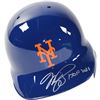 Image 1 : Mike Piazza Signed NY Mets Blue Left Ear Flap Batting Helmet W/ ”HOF 2016” Insc.