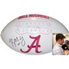 Image 1 : Greg Mcelroy Signed Alabama Crimson Tide Logo Football- Mcelroy Hologram