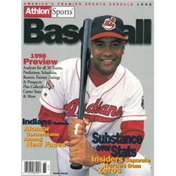 Sandy Alomar Unsigned Cleveland Indians Athlon Sports 1998 MLB Baseball Preview Magazine