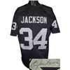Image 1 : Bo Jackson Signed Oakland Raiders Black Pro Style TB Jersey