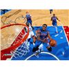 Image 1 : Rodney Stuckey Detroit Pistons At The Basket In Blue Jersey Signed 8X10 Photo (Getty #158174819)