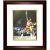 Image 1 : Ralph Sampson Signed Houston Rockets 16X20 Photo Custom Framed Vs Lakers