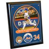Image 1 : New York Mets Noah Syndergaard 8X10 Plaque With Game Used Dirt From Citi Field