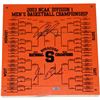 Image 1 : Jim Boeheim/Carmelo Anthony Dual Signed Syracuse Basketball Engraved 12X12 Bracket