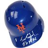 Image 1 : Tim Teufel Signed New York Mets Mini Batting Helmet W/ "86 WSC" Insc