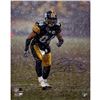 Image 1 : Hines Ward Pittsburgh Steelers Signed Snow 16X20 Photo