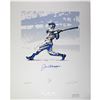 Joe Dimaggio Signed Silver Carlo Beninati 25X32.5 Lithograph (Carlo Beninati Auth)