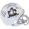 Peyton Manning And Eli Manning Dual Signed Riddell Super Bowl On The 50 White Authentic Helmet W/ "S