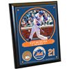 New York Mets Lucas Duda 8X10 Plaque With Game Used Dirt From Citi Field