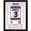 Image 1 : Harry Howell #3 Retired Number NY Rangers 14X20 Framed Collage W/ Nameplate