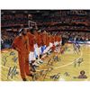 Image 1 : Syracuse Basketball 2011-2012 Season Before Game Team Signed Horizontal 16X20 Photo (Missing James S