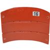 San Francisco Candlestick Park Red Seatback W/ Grooves