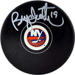 Bryan Trottier Signed NY Islanders Puck