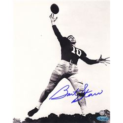 Bart Starr Alabama B&W 8X10 Photo (TS Auth)