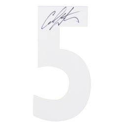 Carmelo Anthony Signed White  #5 Jersey Number