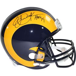 Eric Dickerson Signed Replica Throwback Rams Replica Helmet W/ "HOF 99" Insc