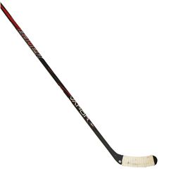 Marc Staal Stick - New York Rangers Game Used #18 Black And Red Bauer Hockey Stick