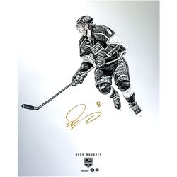 Drew Doughty Signed Steiner Platinum Collection 16X20 Photo