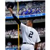 Image 1 : Derek Jeter #2 Waves Hat To Crowd Signed 8X10 Photo