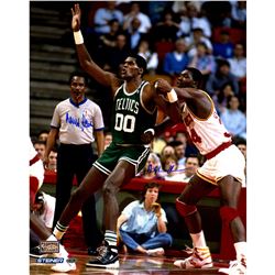 Hakeem Olajuwan/Robert Parish Dual Signed 16X20 Photo