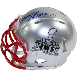 Malcolm Butler Signed Superbowl 49 Champions Mini Speed Helmet