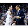 Image 1 : Jay Wright And Ryan Arcidiacono Dual Signed 16X20 On Court Photo