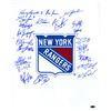Image 1 : New York Rangers Emblem Multi Signed Vertical 16X20 Photo (21 Sigs)