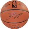 Image 1 : Thaddeus Young Signed I/O NBA Orange Basketball