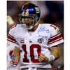 Eli Manning Signed Super Bowl XLII Scream 16X20 Photo W/ "SB XLII MVP" Insc