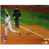 Image 1 : Mark Teixeira Celebrating While Rounding First After 2009 ALDS Walk Off HR Horizontal 16X20 Photo (M