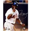 Image 1 : Lastings Milledge Fist Pump Signed 8X10 Photo (MLB Auth)
