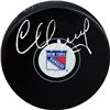 Sergei Nemchinov Signed 1994 Stanley Cup Puck W/ 94 SC Champs" Insc.