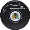 Marian Hossa Signed Chicago Blackhawks Logo Puck