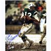 Image 1 : Joe Namath Signed Snow Dropback 16X20 Photo (JSA) (Namath Holo)